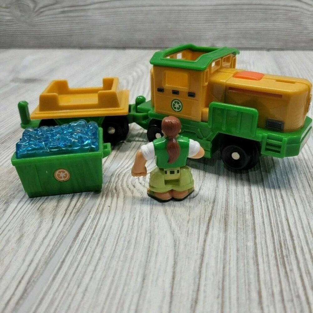 Geotrax Eco D Ethan Greenest Team Push Train‎ Locomotive Recycling Fisher Pri